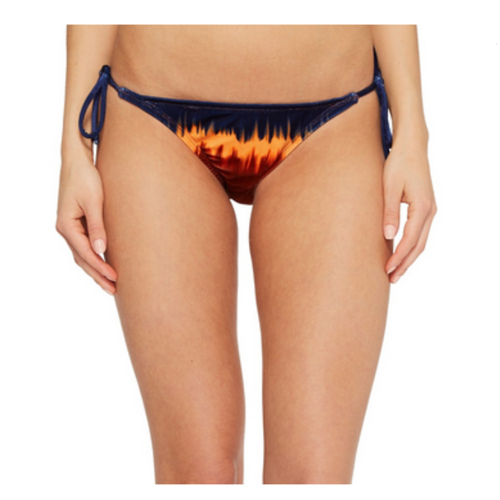 The Bikini Lab Dip Dye For You String Tie Side Bikini Bottom Multi Size S